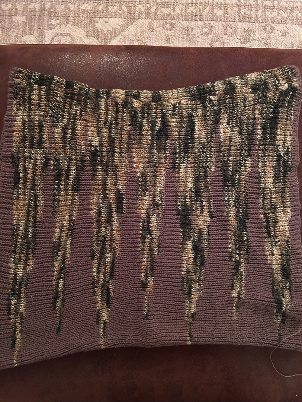 Chunky Knit infinity scarf Ombre